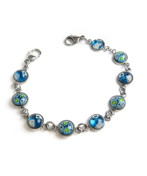 MyIDDr Interchangeable Medical Bracelet Millefiori