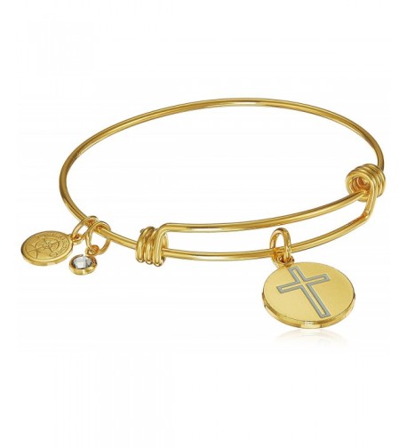 Halos Glories Cross Bangle Bracelet