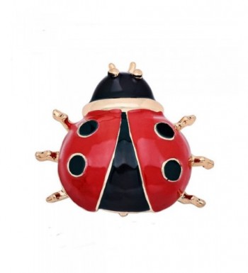 CHUYUN Lovely Enamel Ladybug Brooch