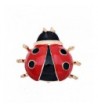 CHUYUN Lovely Enamel Ladybug Brooch