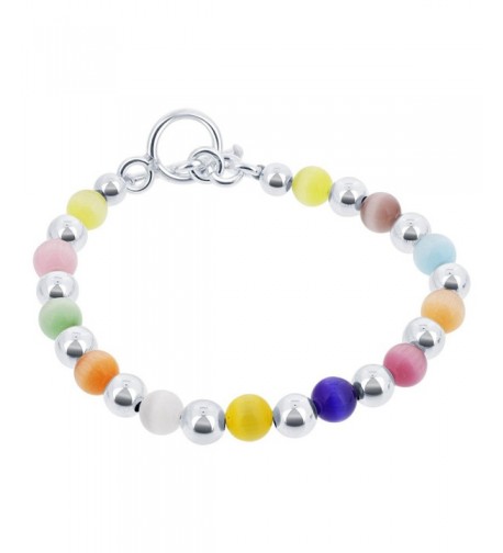 Gem Avenue Silver Multicolor Bracelet