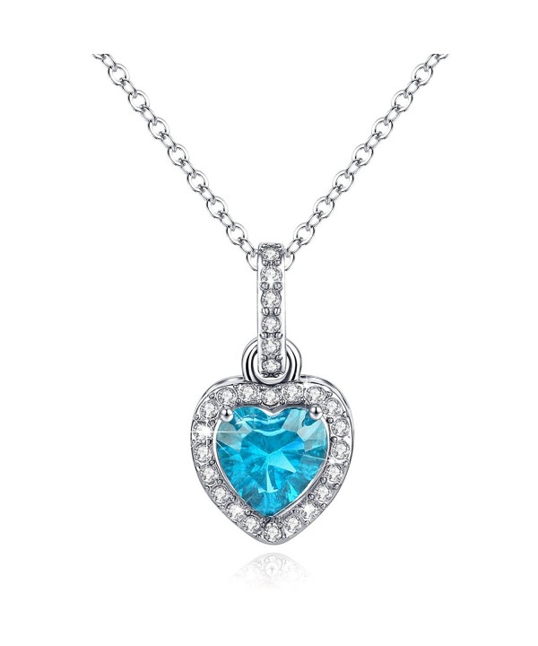 Simulated Aquamarine Birthstone Girlfriend Anniversary