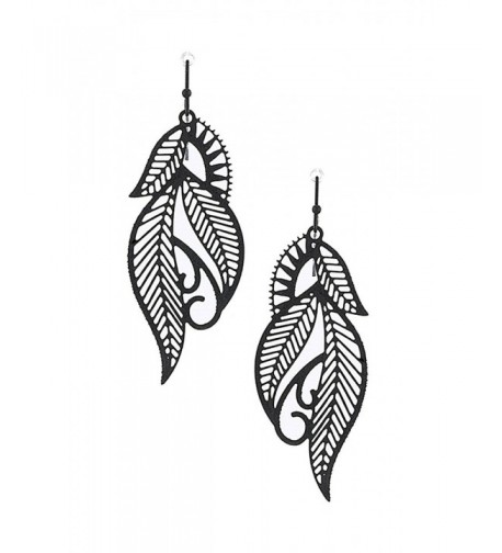 Filigree Design Delicate Dangle Earrings
