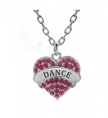 Dance Gifts Heart Pendant Necklace