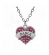 Dance Gifts Heart Pendant Necklace