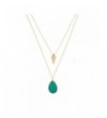 Lux Accessories Turquoise Teardrop Arrowhead