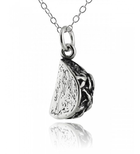 Sterling Silver Charm Pendant Necklace