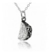 Sterling Silver Charm Pendant Necklace