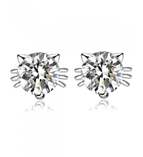 CISHOP Sterling Silver Zirconia Earrings