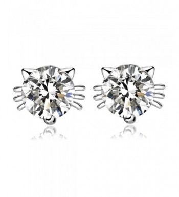 CISHOP Sterling Silver Zirconia Earrings