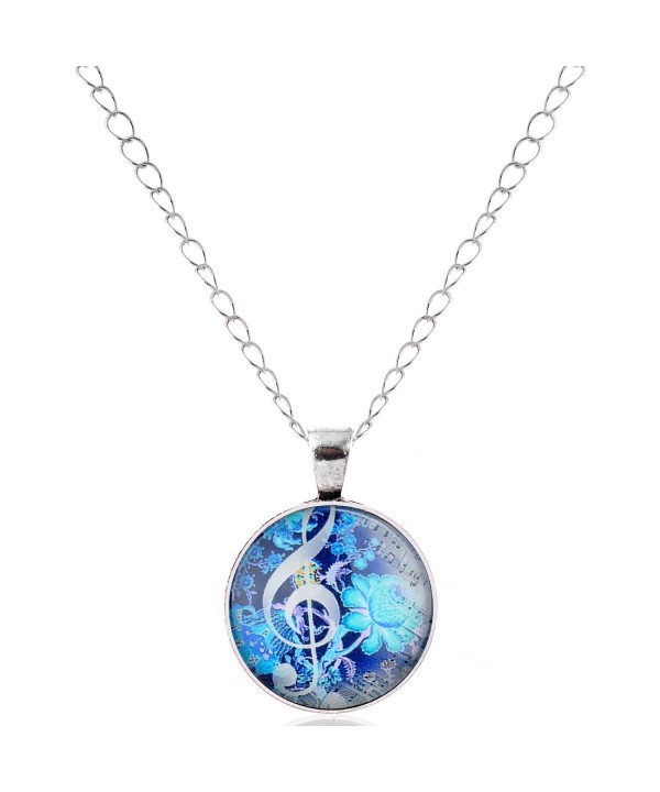 Fluorescent Flowers Musical Necklace 01003520 2