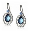 1928 Jewelry Jeweltones Silver Tone Earrings