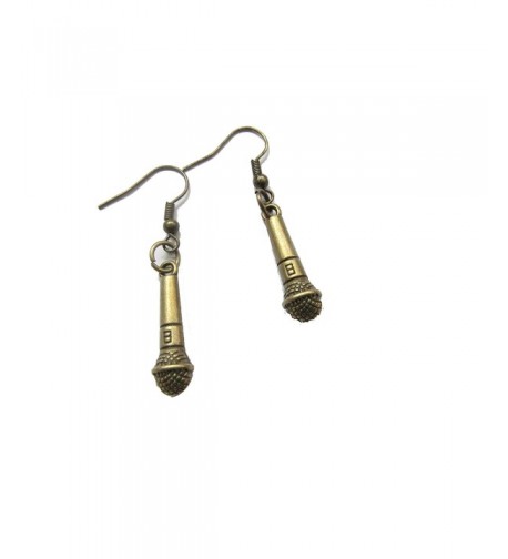 Earrings Microphone Miniblings Singing Topstar