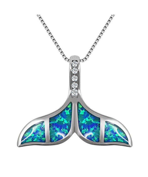 VEMAI Silver Necklaces Whale Pendant