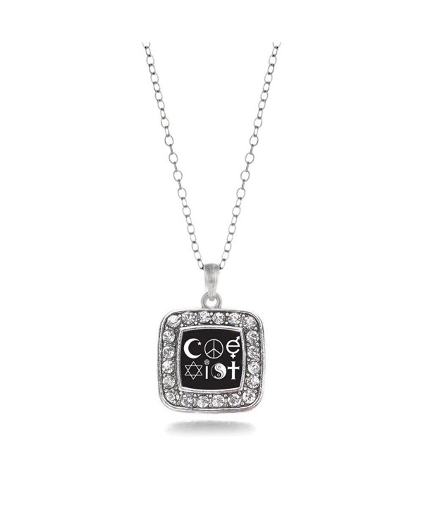 CoExist Classic Silver Crystal Necklace
