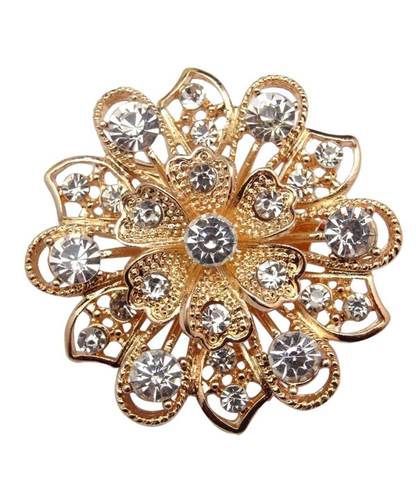 Crystal Flower Bridal Brooch Brooches