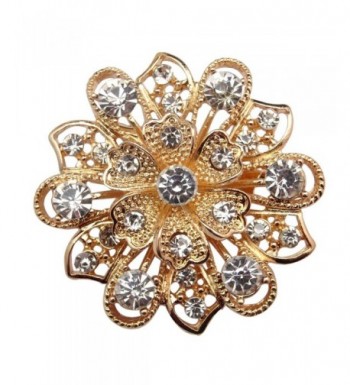 Crystal Flower Bridal Brooch Brooches