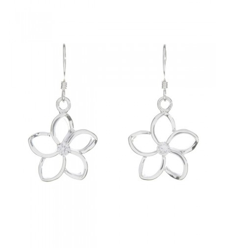 Sterling Silver Floating Plumeria sterling silver