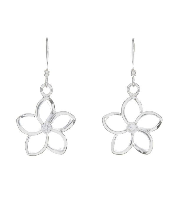 Sterling Silver Floating Plumeria sterling silver