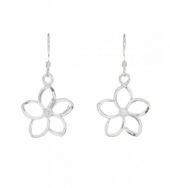 Sterling Silver Floating Plumeria sterling silver