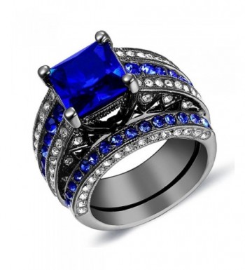 Sapphire Engagement Ring Halo Wedding