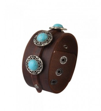 Jenia Genuine Wristband Turquoise Bracelet