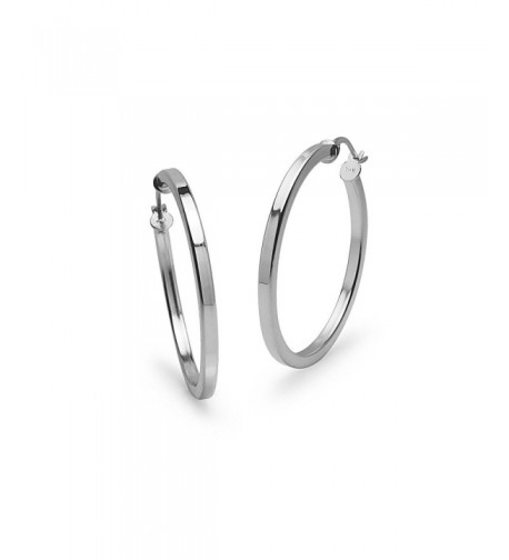 Sterling Silver Polished 2x30mm Earrings