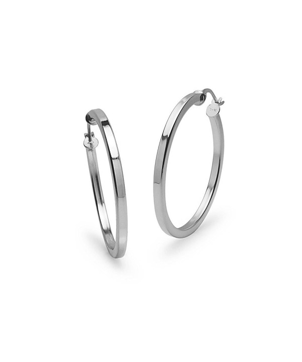 Sterling Silver Polished 2x30mm Earrings