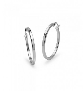 Sterling Silver Polished 2x30mm Earrings