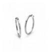 Sterling Silver Polished 2x30mm Earrings