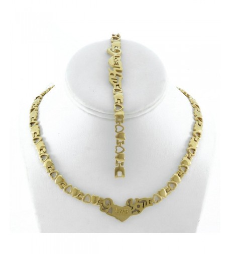 HEART NECKLACE BRACELET STAMPATO LENGTH