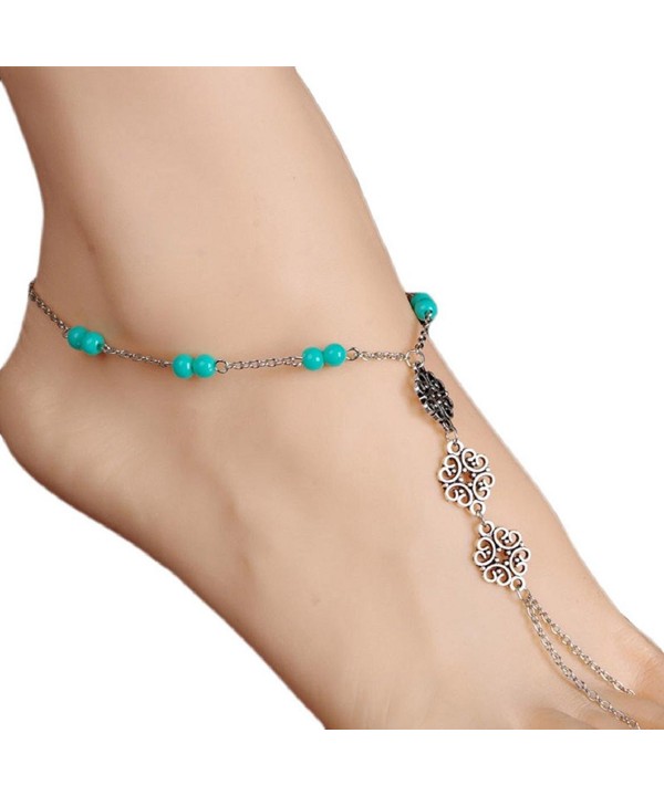 SusenstoneFashion Beach Tassel Jewelry Anklet