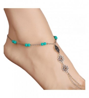 SusenstoneFashion Beach Tassel Jewelry Anklet