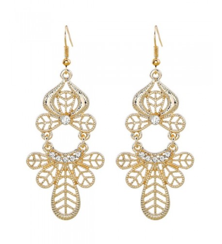 EXCEED Vintage Pattern Filigree Earrings