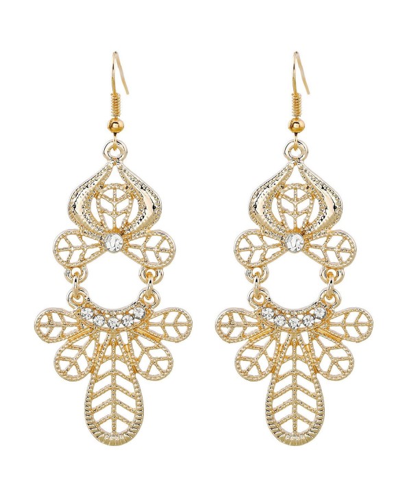 EXCEED Vintage Pattern Filigree Earrings