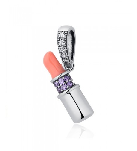 Sterling Lipstick Crystal Bracelets Necklace