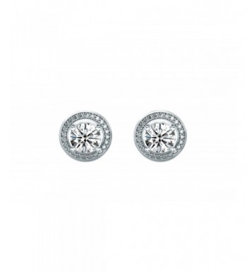 Women Round Cubic Zirconia Earrings