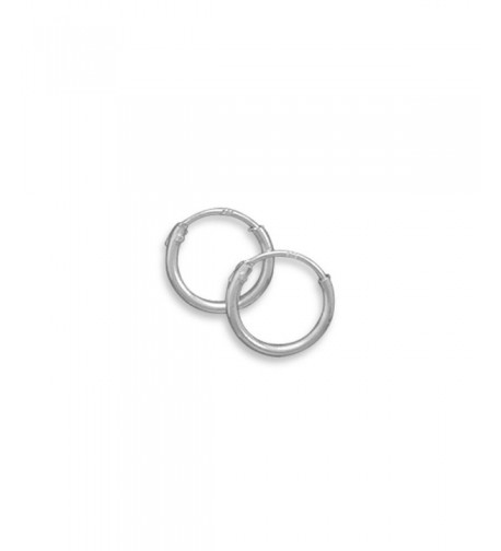 Endless Hoop Earrings Sterling Silver