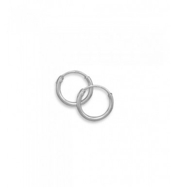 Endless Hoop Earrings Sterling Silver