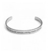 Womens Inspirational Lead Free Pewter Bracelet