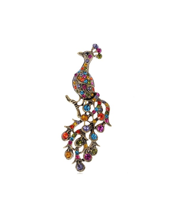 Alilang Rainbow Crystal Rhinestone Perched