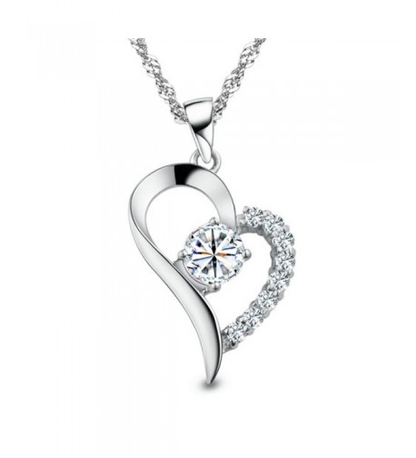 Heart Sterling Silver Pendant Necklace