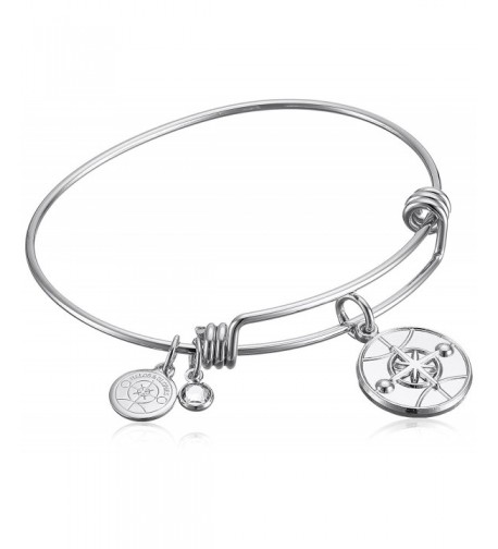 Halos Glories Silver Bangle Bracelet