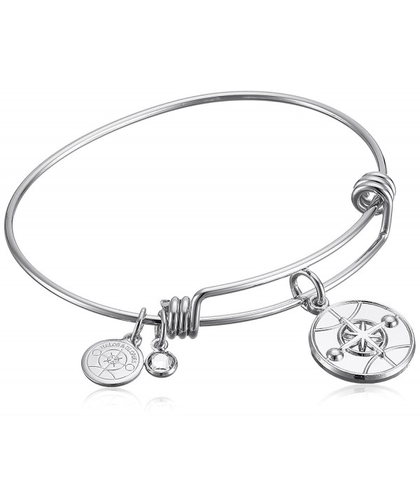 Halos Glories Silver Bangle Bracelet