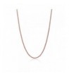 Flashed Sterling Silver Necklace Inches
