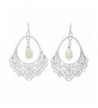 Filigree Teardrop Boutique Earrings Imitation