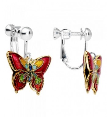 Body Candy Handcrafted Butterfly Earrings