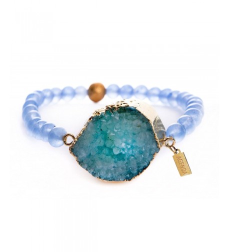 Agenda Natural Stretch Bracelet Aquamarine