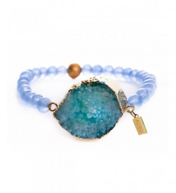 Agenda Natural Stretch Bracelet Aquamarine