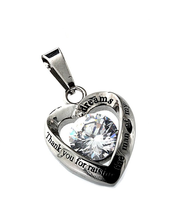 R H Jewelry Stainless Pendant Necklace